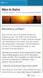 Mobile Screenshot of maxinkairo.wordpress.com