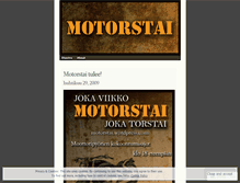 Tablet Screenshot of motorstai.wordpress.com