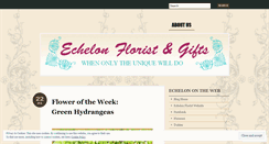 Desktop Screenshot of echelonflorist.wordpress.com