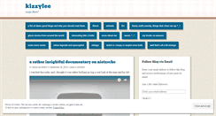 Desktop Screenshot of kizzylee.wordpress.com