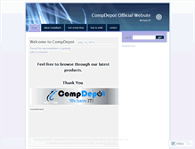 Tablet Screenshot of mycompdepot.wordpress.com