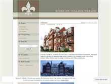 Tablet Screenshot of eversleycollege.wordpress.com