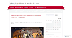 Desktop Screenshot of bibliotecavaleriserra.wordpress.com