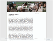 Tablet Screenshot of nattysstory.wordpress.com