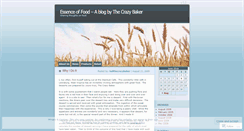 Desktop Screenshot of essenceoffood.wordpress.com
