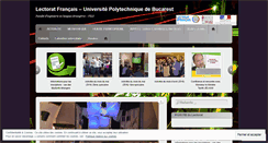 Desktop Screenshot of lectoratfrancaisupb.wordpress.com