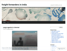 Tablet Screenshot of freightforwardersinindia.wordpress.com