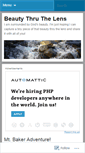 Mobile Screenshot of beautythruthelens.wordpress.com