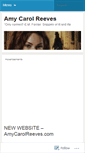 Mobile Screenshot of amycarolreeves.wordpress.com