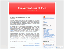 Tablet Screenshot of misspico.wordpress.com