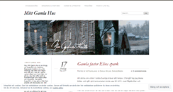Desktop Screenshot of mittgamlahus.wordpress.com