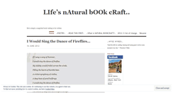 Desktop Screenshot of naturalbookcraft.wordpress.com