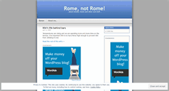 Desktop Screenshot of gregorrome.wordpress.com