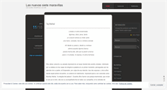 Desktop Screenshot of lassietenuevasmaravillas.wordpress.com