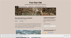 Desktop Screenshot of fourdeeroak.wordpress.com
