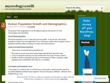 Tablet Screenshot of myecology110elli.wordpress.com