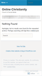 Mobile Screenshot of onlinechristianity.wordpress.com