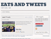 Tablet Screenshot of eatsandtweets.wordpress.com