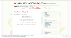 Desktop Screenshot of lingyee.wordpress.com