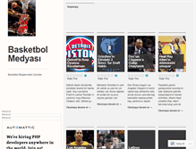 Tablet Screenshot of basketbolmedyasi.wordpress.com