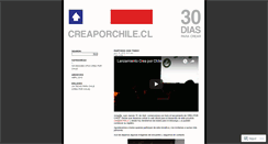 Desktop Screenshot of creaporchile.wordpress.com