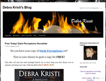 Tablet Screenshot of debrakristi.wordpress.com