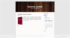 Desktop Screenshot of kurortovynine.wordpress.com