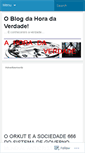 Mobile Screenshot of ahoradaverdade.wordpress.com