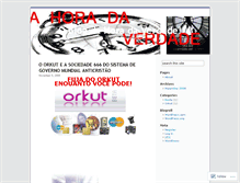 Tablet Screenshot of ahoradaverdade.wordpress.com