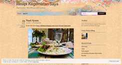 Desktop Screenshot of makanansedap.wordpress.com