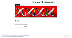 Desktop Screenshot of essenceoferlenmeyer.wordpress.com