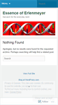 Mobile Screenshot of essenceoferlenmeyer.wordpress.com