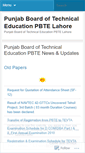 Mobile Screenshot of pbte.wordpress.com