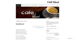 Desktop Screenshot of cafeblase.wordpress.com