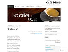 Tablet Screenshot of cafeblase.wordpress.com