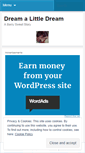 Mobile Screenshot of dreamadreamblog.wordpress.com