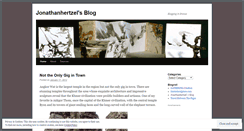 Desktop Screenshot of jonathanhertzel.wordpress.com