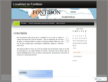 Tablet Screenshot of localidaddefontibon.wordpress.com