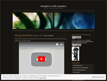 Tablet Screenshot of leftunspoken.wordpress.com