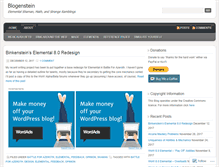 Tablet Screenshot of binkenstein.wordpress.com