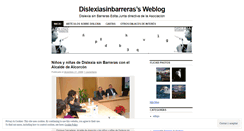 Desktop Screenshot of dislexiasinbarreras.wordpress.com