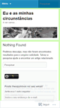 Mobile Screenshot of eueasminhascircunstancias.wordpress.com