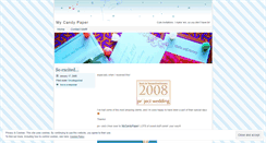 Desktop Screenshot of mycandypaper.wordpress.com