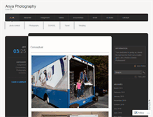 Tablet Screenshot of anyaphotography.wordpress.com