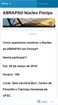 Mobile Screenshot of abrapsofloripa.wordpress.com