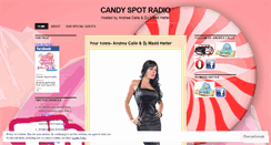 Desktop Screenshot of candyspotradio.wordpress.com