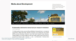 Desktop Screenshot of mediaaboutdevelopment.wordpress.com