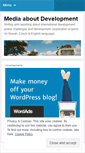 Mobile Screenshot of mediaaboutdevelopment.wordpress.com
