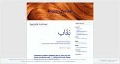 Desktop Screenshot of niqabforum.wordpress.com