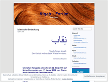 Tablet Screenshot of niqabforum.wordpress.com